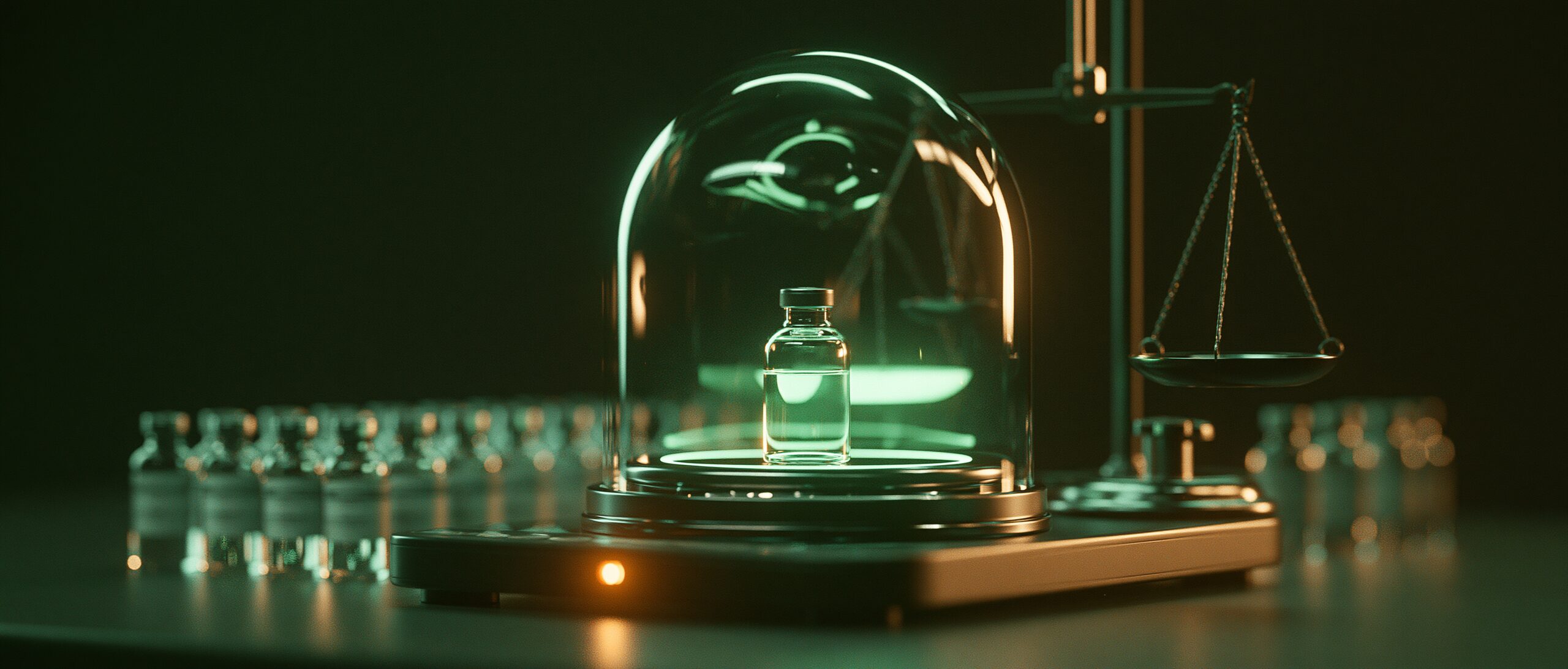 Findings Engine, an instrument photographed in the dark