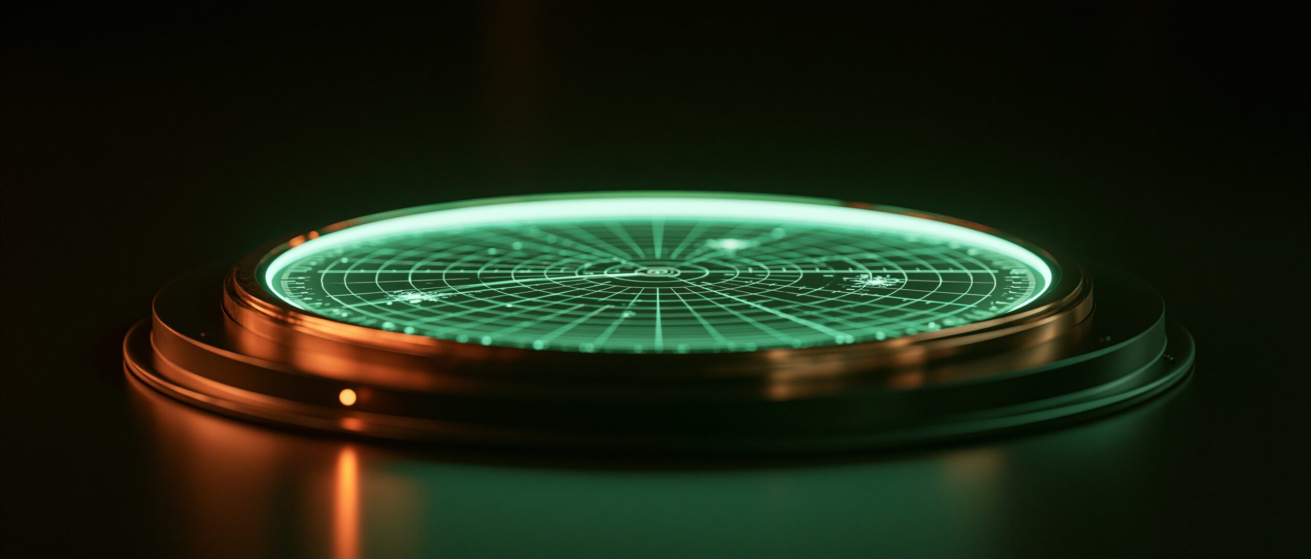 Geospatial, an instrument photographed in the dark