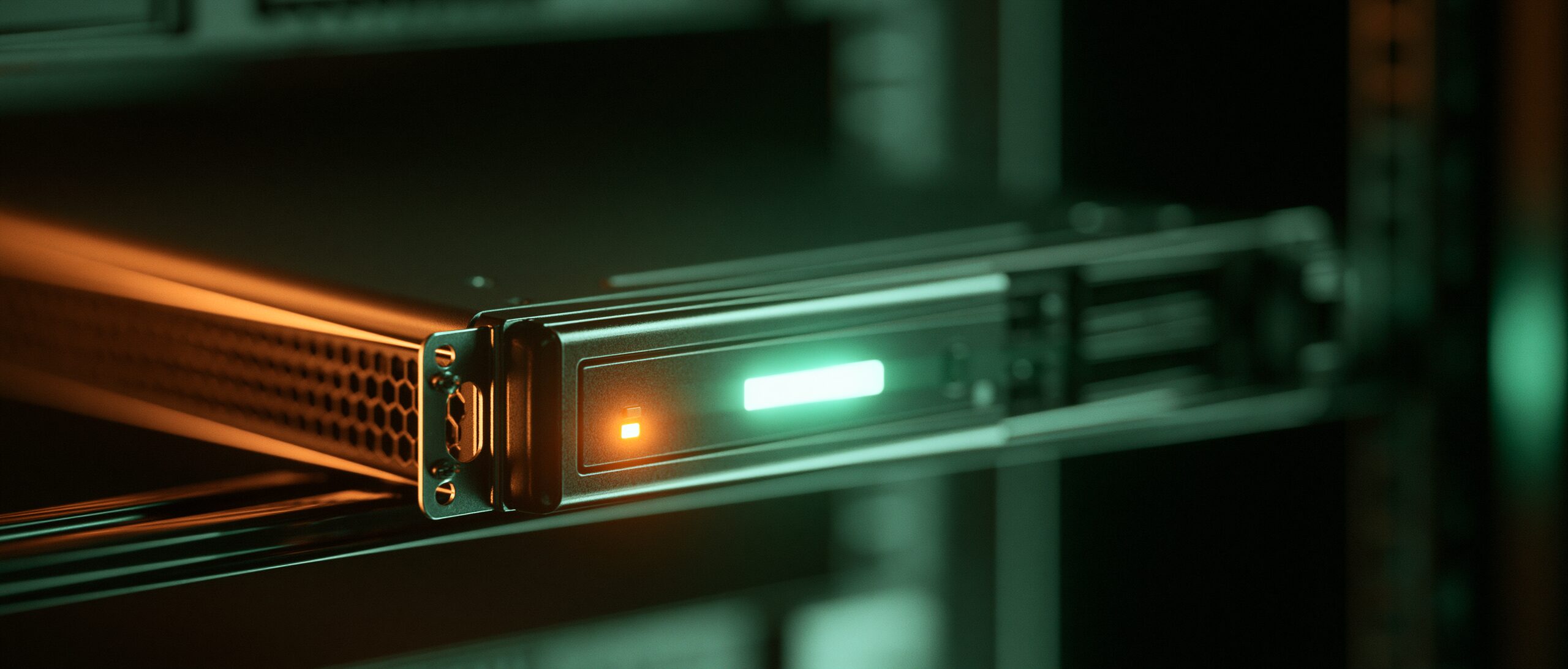 machines, photographed in the dark