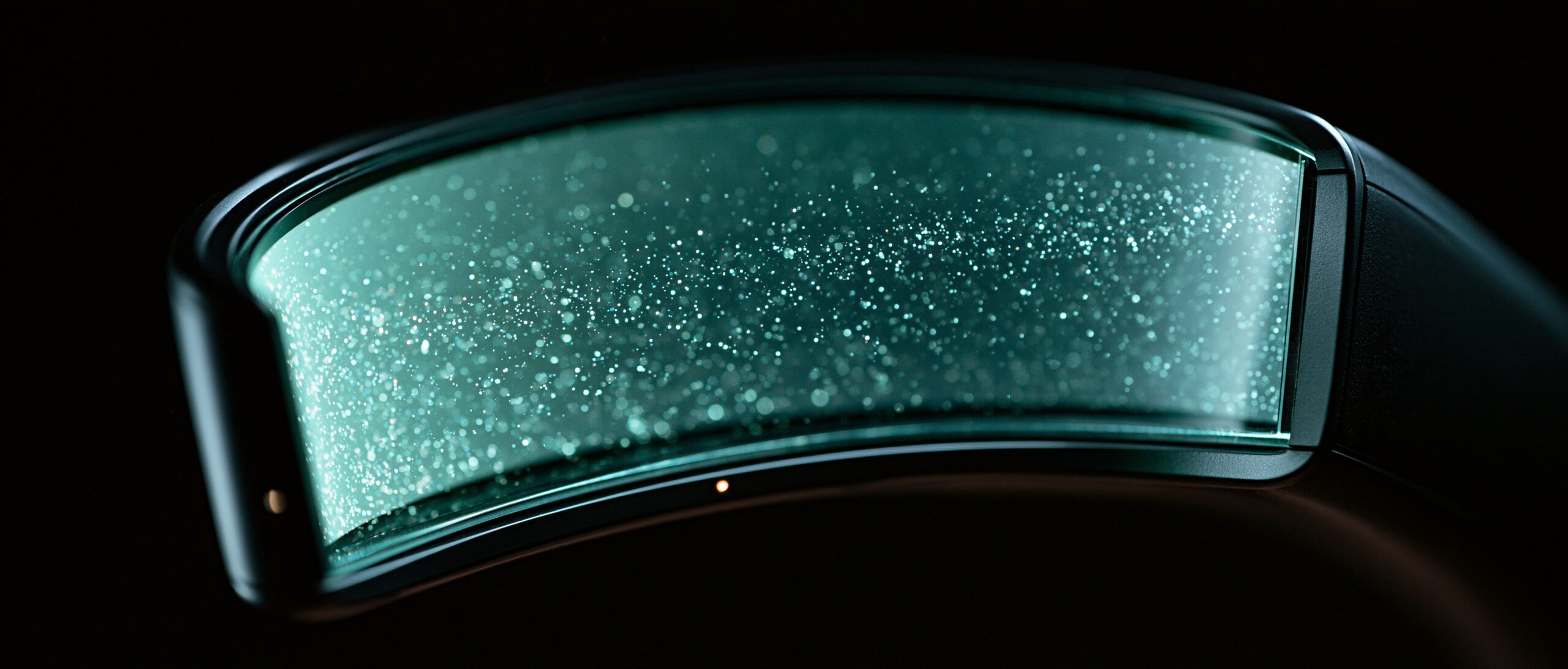 Retina, an instrument photographed in the dark